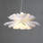 1-Light Pendant Light Flower White-972969281
