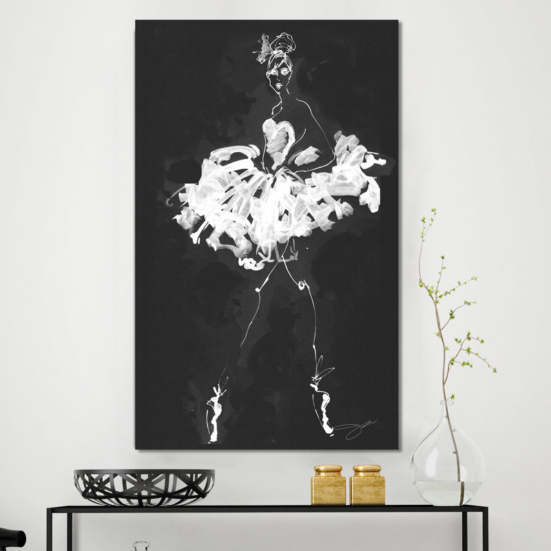 «Dancer», impression, Toile tendue, H 40 po x l 24 po x P 1,5 po