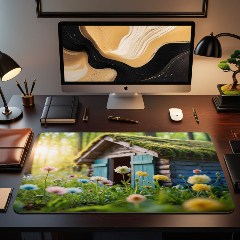 Polyester Desk Pad, 23.6x13.8