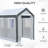 Outsunny 8' X 6' X 7' Walk-In Greenhouse
