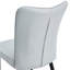 Chaise de salle à manger et de bureau moderne et grise en polyuréthane (2) - Style minimaliste avec pieds en métal noir ergonomique, confortable, facile à installer avec 2 sièges simples