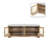 Farmhouse Rattan Door Storage Bench with Cushioned Seat, Adjustable Shelves, Multifunctional Wood Shoe Bench for Entryway, Hallway and Living Room-822171675