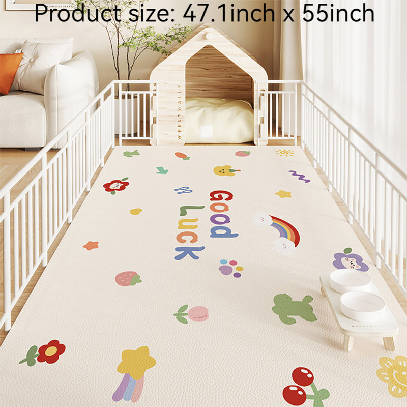 Pet Mats, 0.15" H x 47.10" W x 55" D