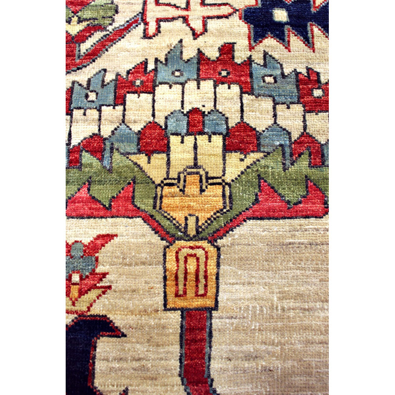 Tapis ivoire neuf 9 pi 2 po x 12 pi Mazar