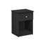 Table de bout moderne avec tiroir et rangement ouvert 15,6 po x 17,8 po x 24,2 po-58256572