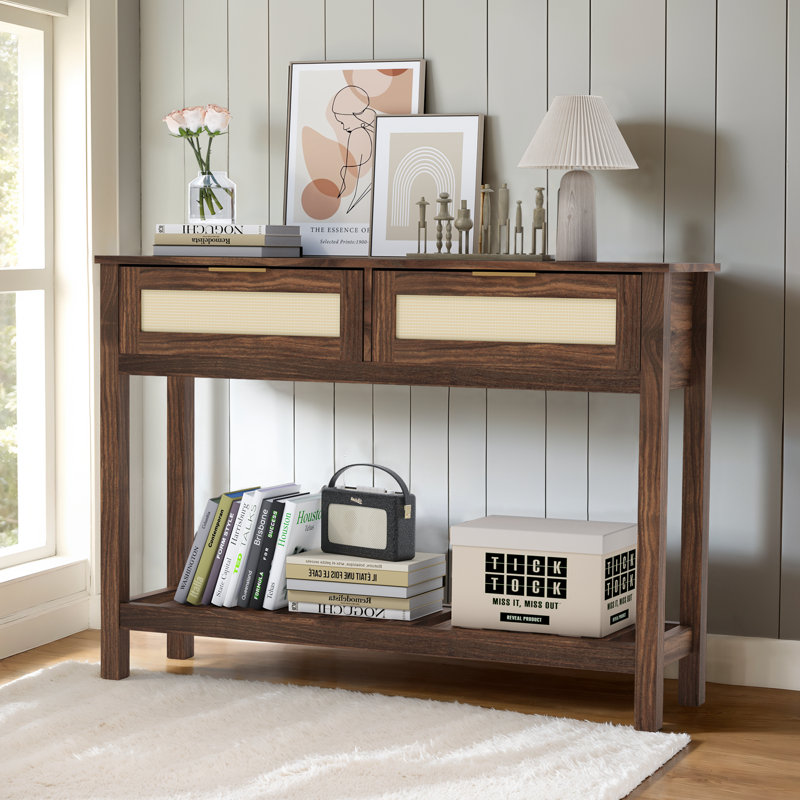 45.3'' Console Table, Brown