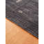 Tapis Anley en laine tissée à la main, écologique - 76 x 183 cm, format couloir, couleur blanc anthracite, design contemporain, épais et à poils longs, antidérapant, idéal pour le salon et la chambre.-1479010784