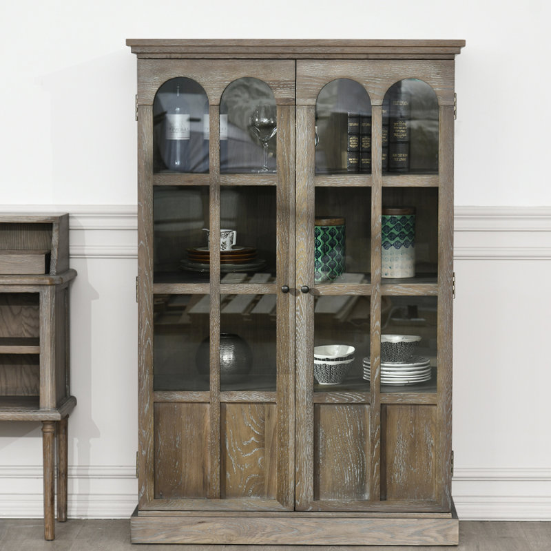 Picture Color Solid + Manufactured Wood + Glass Display Cases