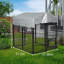 Small Dog House With Canopy - Black