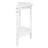 Retro Circular Curved Half-Moon Console Table with Cloud Design Top and Open Shelf Solid Wood Frame and Legs-207327586