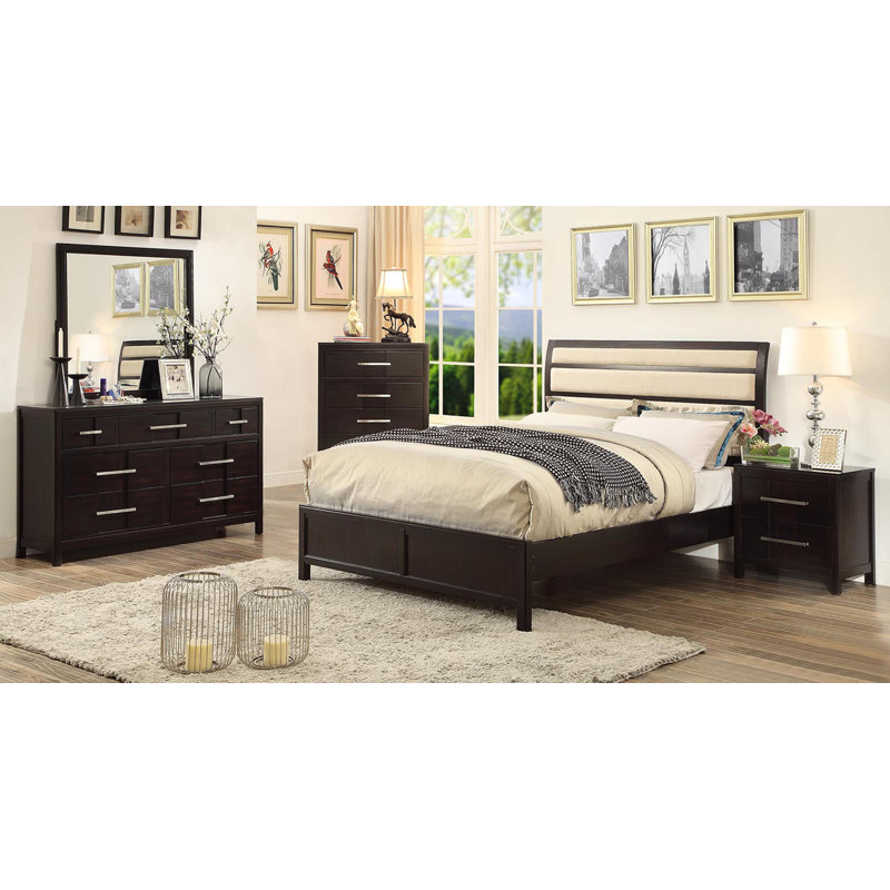 Cayer 58'' W 7 - Drawer Dresser, Espresso