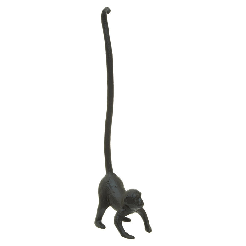 Seles Free Standing Toilet Paper Holder, Black