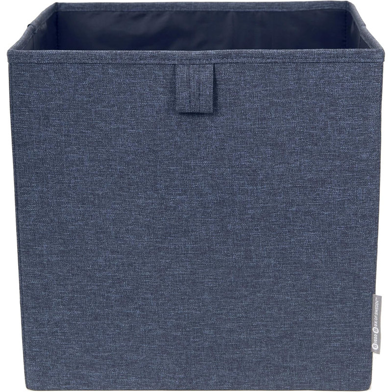 Cube de rangement en tissu souple, Bleu