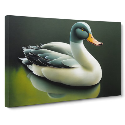 Staggering Duck - Wrapped Canvas