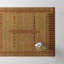 Alfi Oriental Flatweave Area Rug in Brown/Camel-1534891421