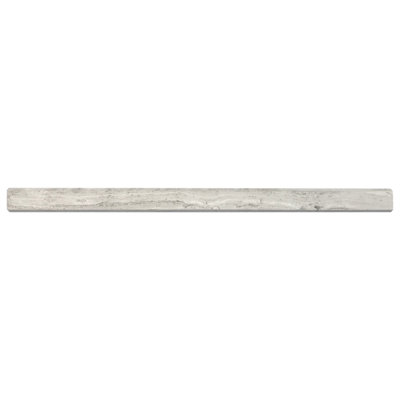 Wooden Gray Polished Square Bar Liner 3/4x12