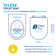 Croydex Wl610722H Telese D Shape Toilet Seat, White With Soft Close And Quick Release