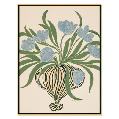 Colette "La Poire Blue Tulips" Print