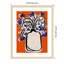 «Galya Lovely Flower Bouquet (orange Version)» par Treechild, impression sur bois encadrée-100159778-100159791