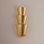 Bucharest Wall Sconce in Vintage Gold Leaf