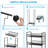 Lindo Metal Bathroom Shelves
