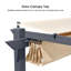10 pi. L 10 pi. Pergola en aluminium avec auvent-94401575