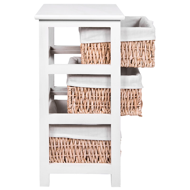 Maize 3 Drawer 38cm W Solid Wood Chest