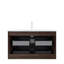 Armoire de rangement murale de 36 po en contreplaqué flottant pour salle de bain avec 2 tiroirs, bassin en pierre frittée blanche Cara-1183256635