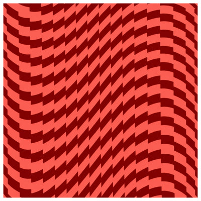 Red Geometric Pattern Comforter