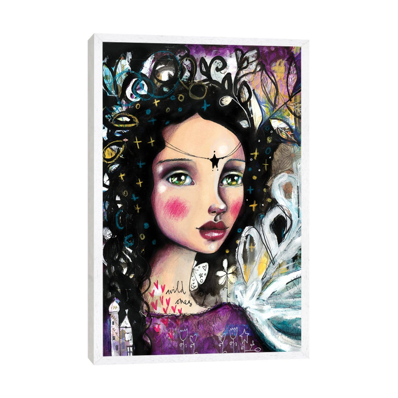 Wild Ones by Tamara Laporte - Print on Canvas, 152.5 cm H x 101.5 cm W, White Framed