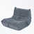 Plain Gray Polyester selected