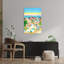 Art mural ville fantaisiste et coloré-861345439