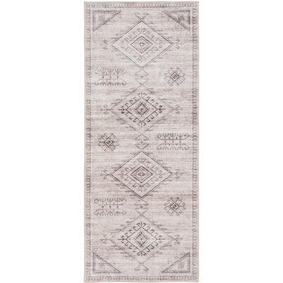 Tapis tribal intérieur / extérieur en polyester 2 pi 3 po x 6 pi Foundry Select
