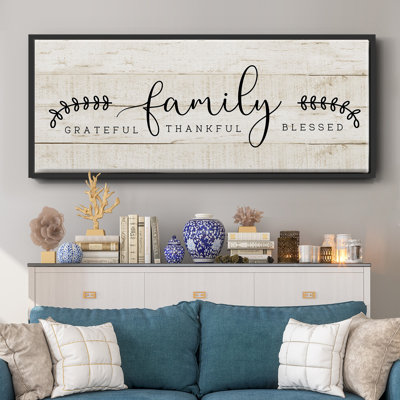 Family- Framed Canvas