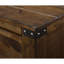 Meuble de rangement en bois massif de style industriel 1 chambre