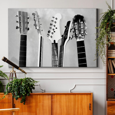 Guitar Head II - Wrapped Canvas Print