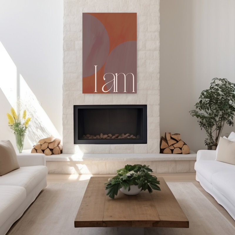 «I Am Essence», reproduction d'art géométrique abstraite murale, 48" H x 32" W