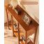 Table console en bois massif rétro Country