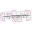 Wicker 6 - Person Garden Lounge Set