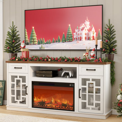 80 "Fireplace Tv