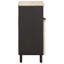 Solid Wood Rectangle Accent Cabinet-2076158731