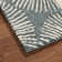 NICOLE MILLER NEW YORK Kendall Fluted Geo Handcrafted Wool Area Rug Grey