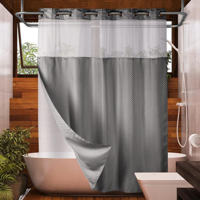 Acima With Liner & Window, 71Wx74h, Gray