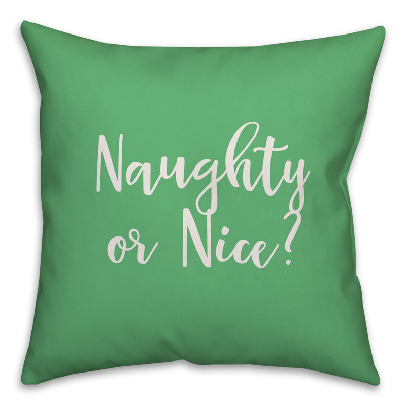 Reversible Throw Pillow, Light Green, Throw Pillow