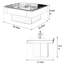 Table basse moderne et minimaliste