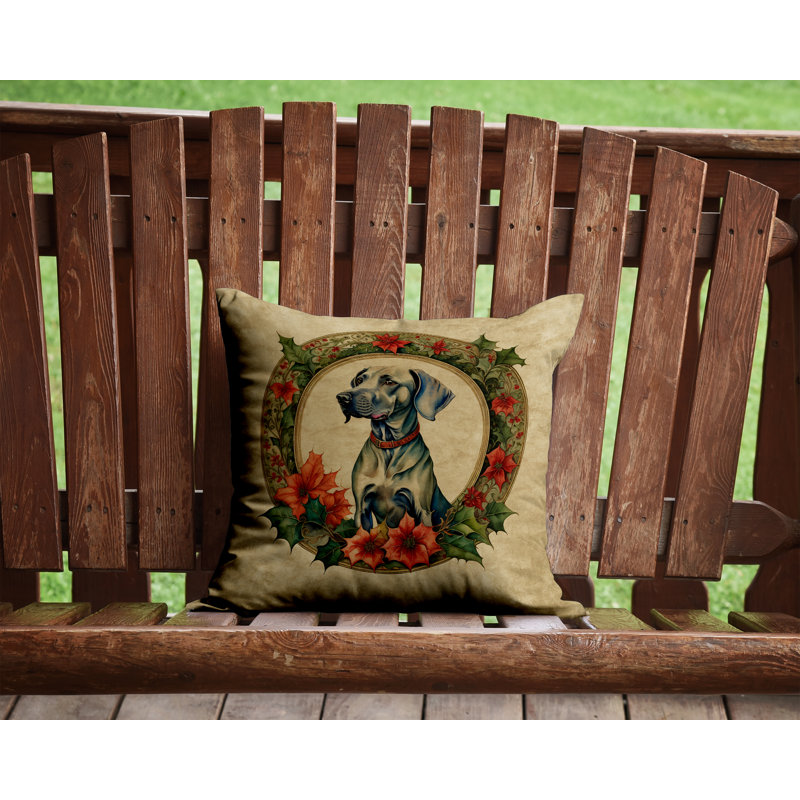 Coussin Christmas, 14 po x 14 po, Carré