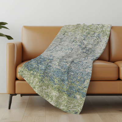 Premium Machine Washable Addison Sherpa Throw Blanket