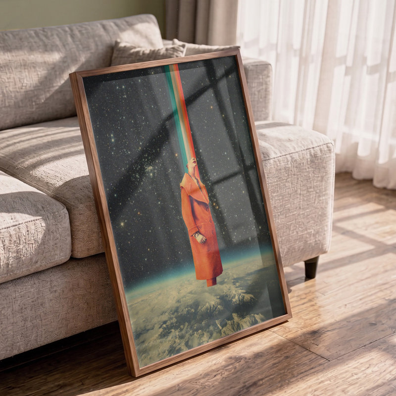 «Spacecolor» par Frank Moth - Illustration, art mural, Taille, Format, Couleur du cadre
