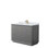 Ensemble de meuble-lavabo simple 48 po Strada_ Marbre de Carrare blanc
