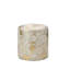 Lux Round Leather Pouf